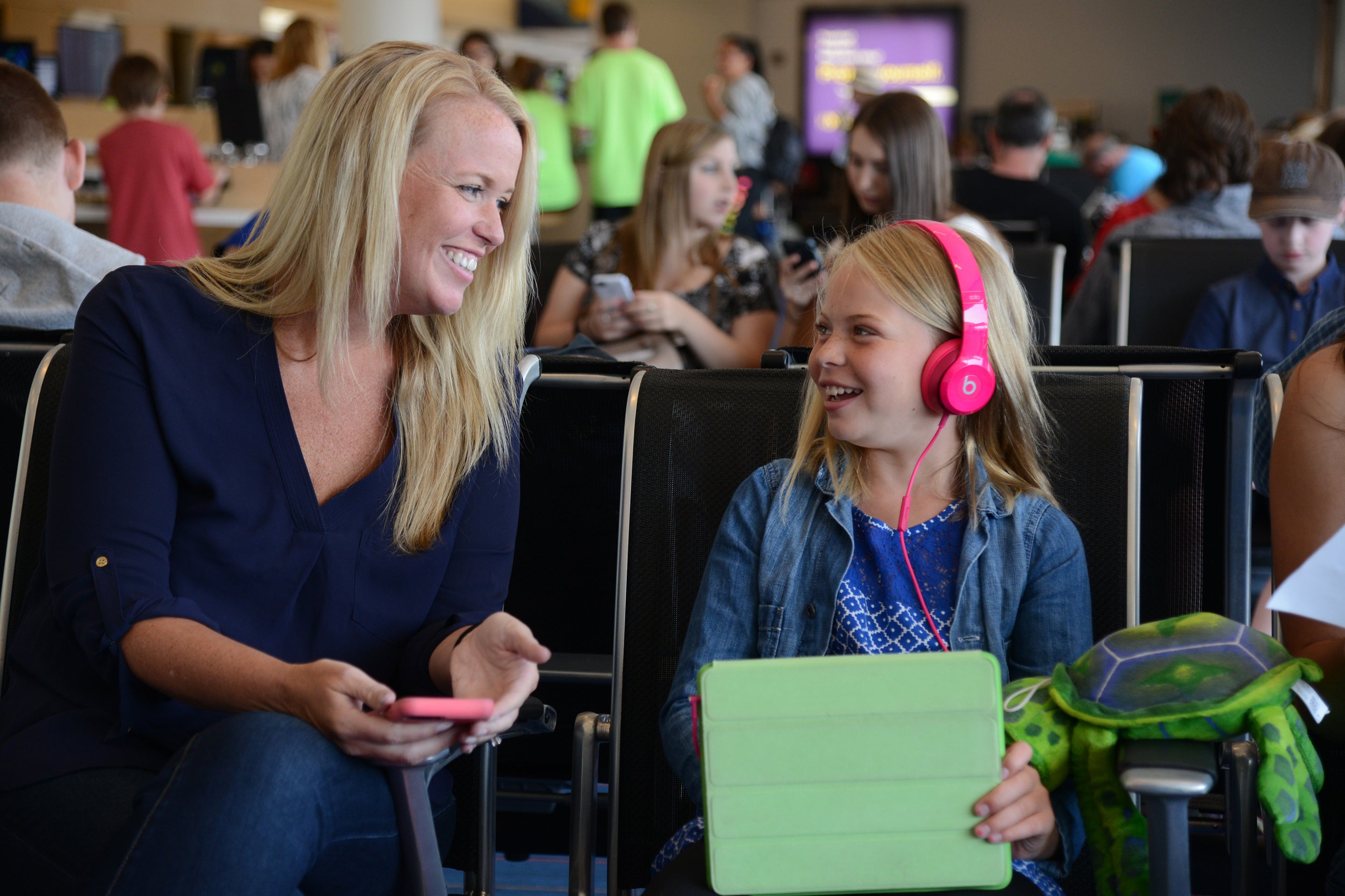 Pre-flight, departure airport