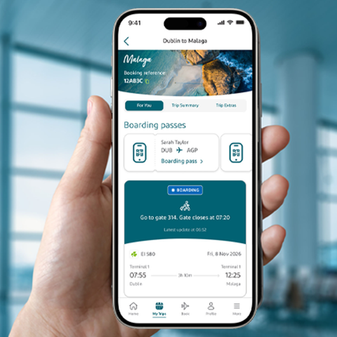 Download the Aer Lingus app