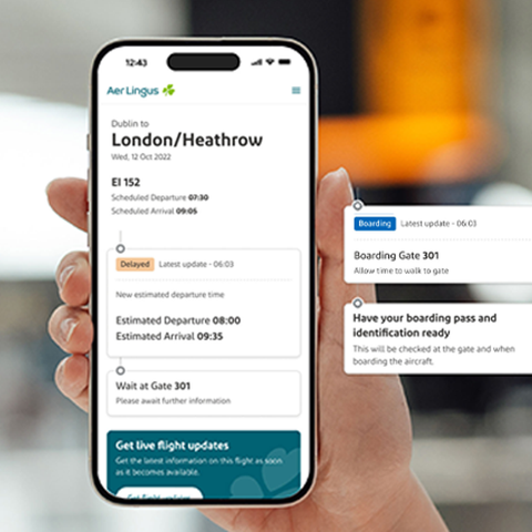 Download the Aer Lingus app