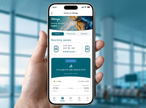 Download the Aer Lingus app